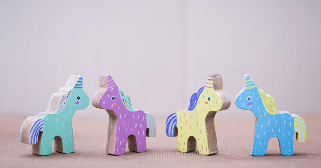 Toy unicorns